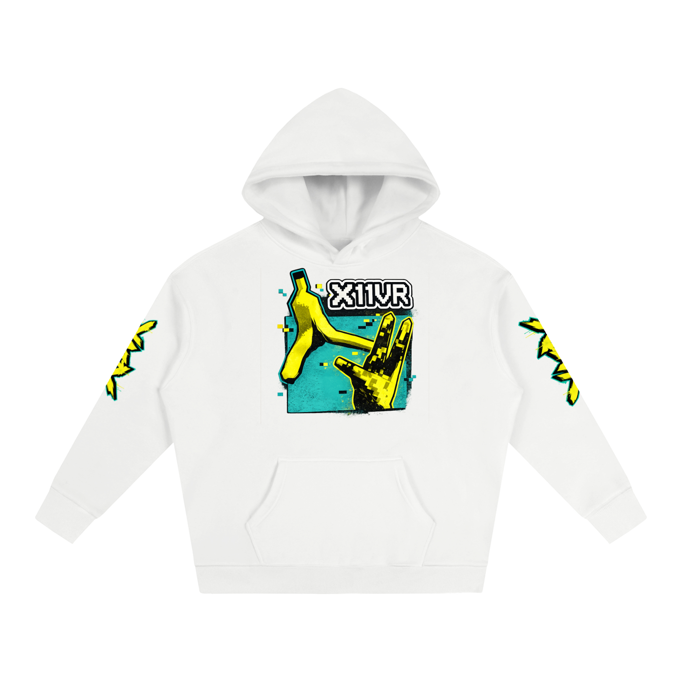X11VR, Decorated -Fleeced Hoodie
