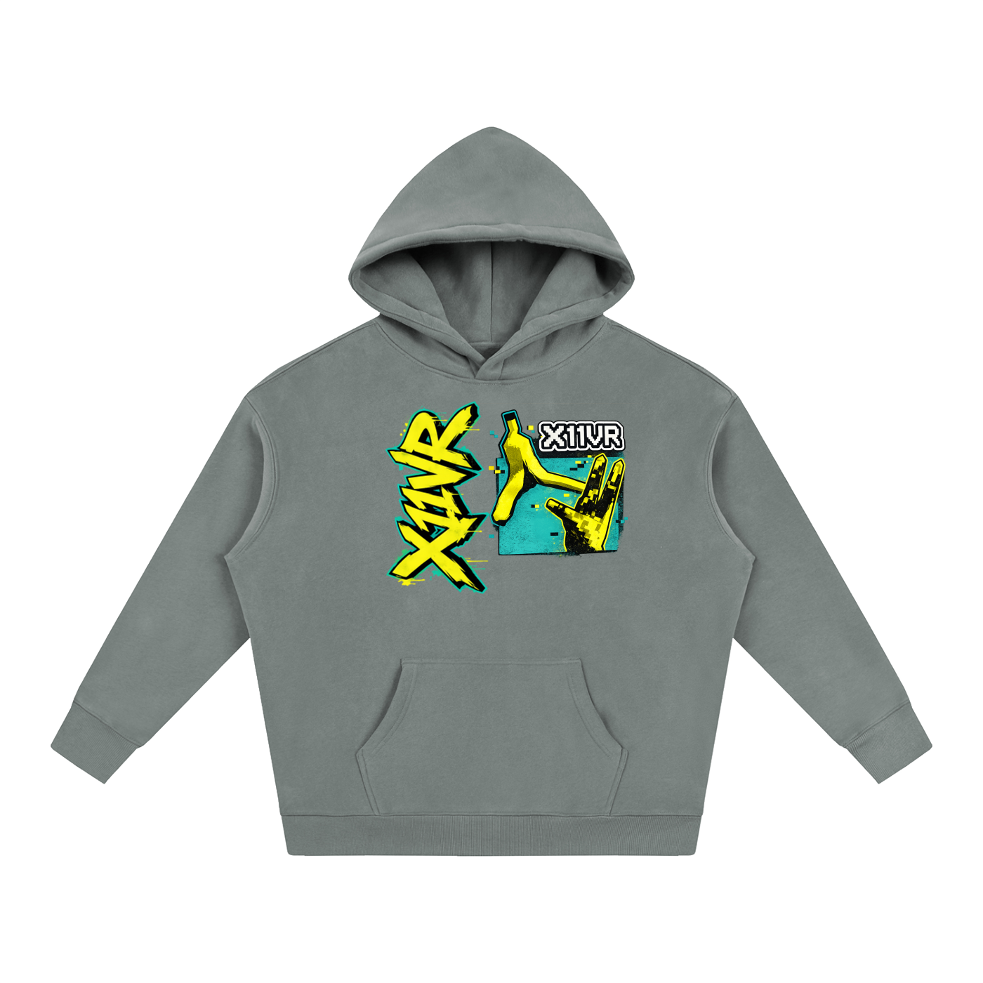 X11VR, Oversize Fleeced Hoodie