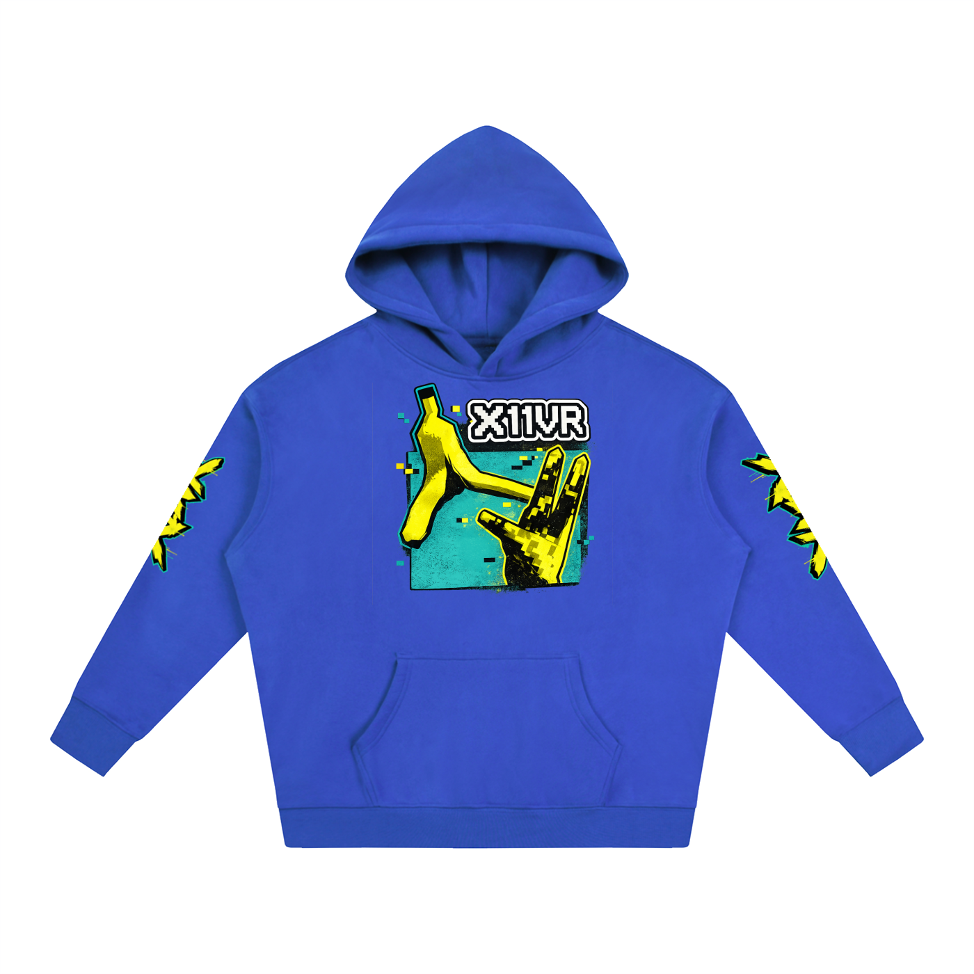X11VR, Decorated -Fleeced Hoodie