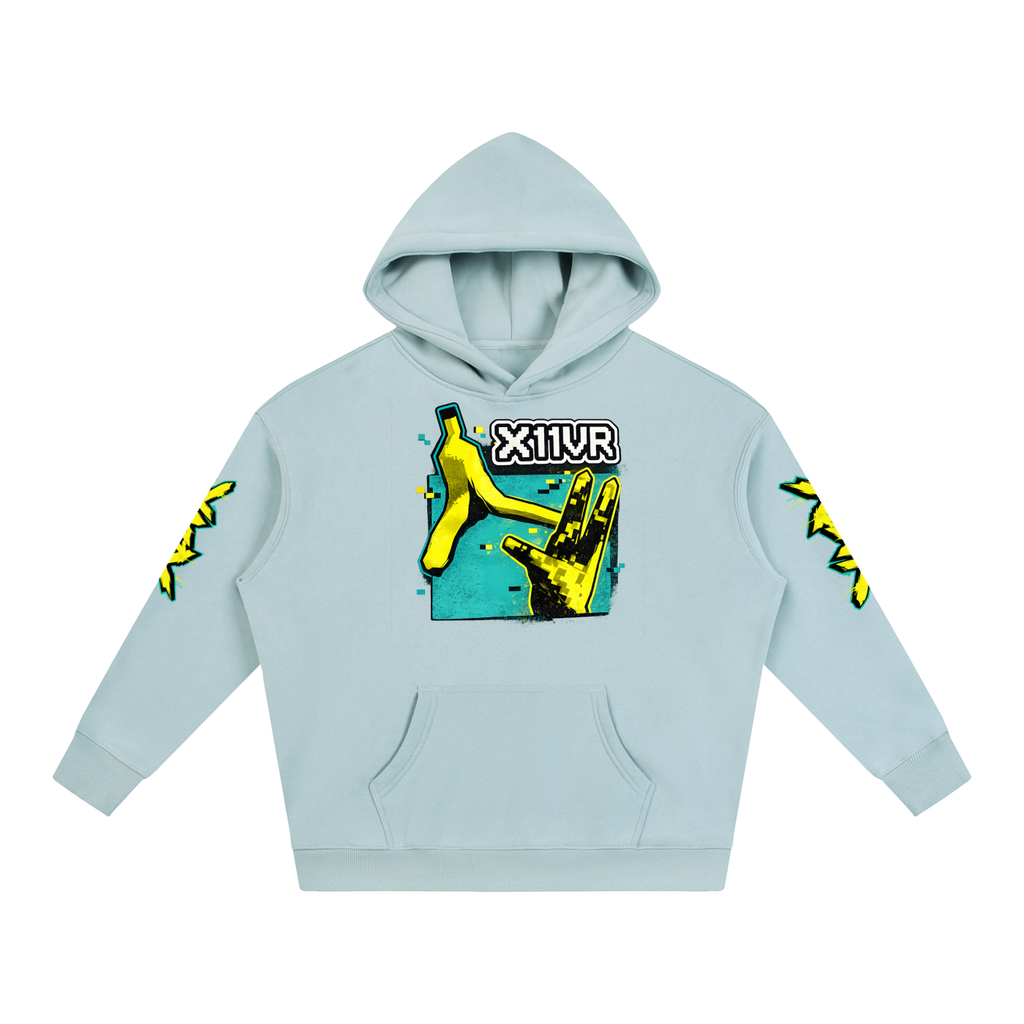 X11VR, Decorated -Fleeced Hoodie