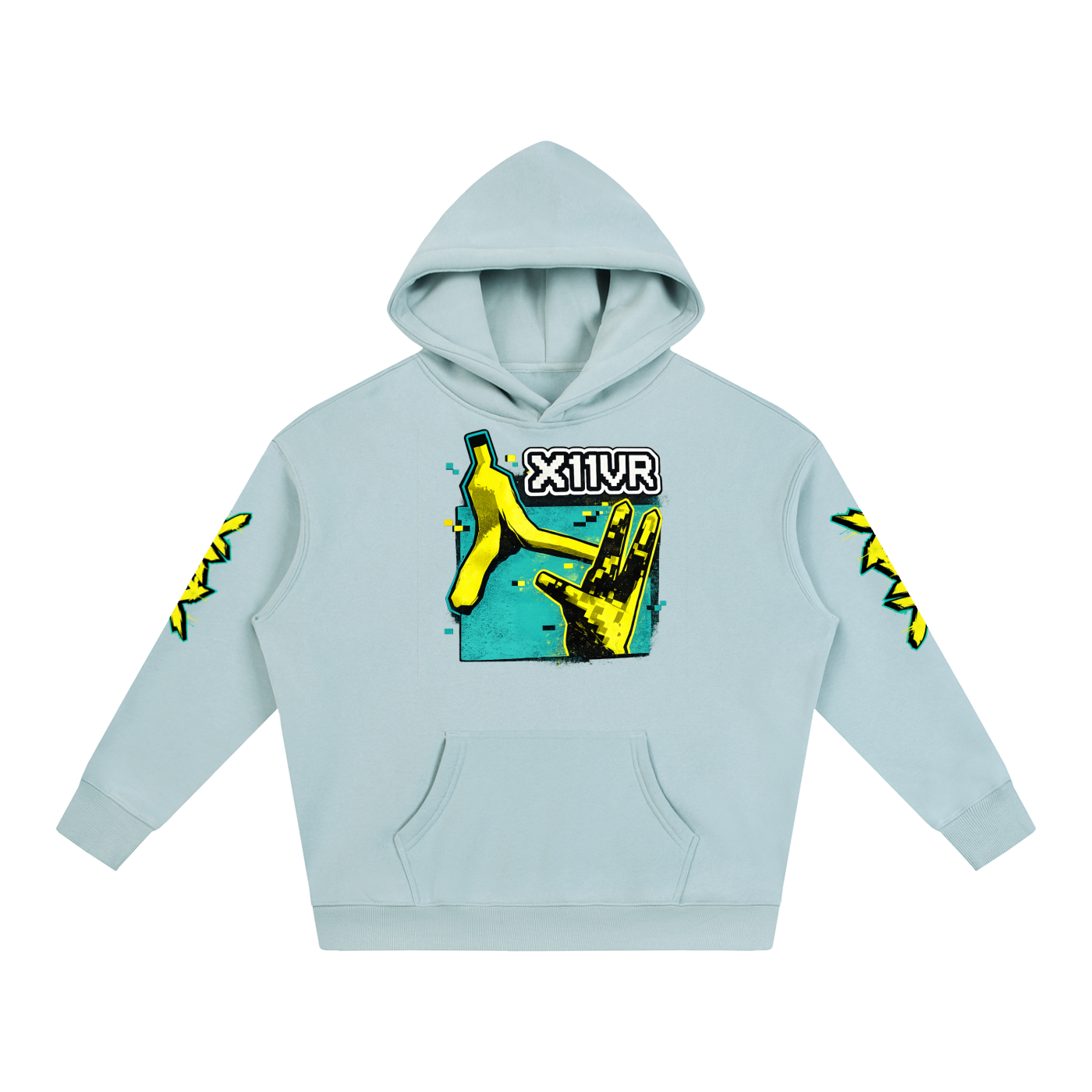 X11VR, Decorated -Fleeced Hoodie