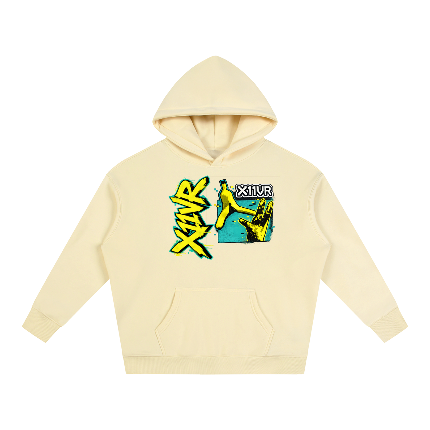 X11VR, Oversize Fleeced Hoodie