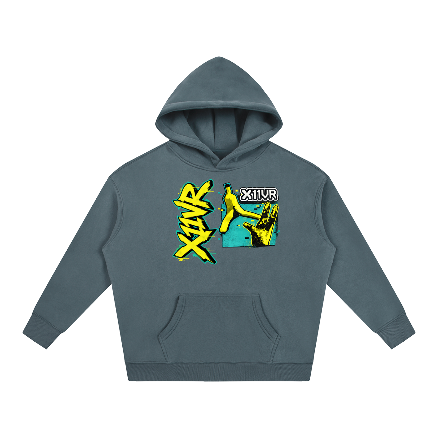 X11VR, Oversize Fleeced Hoodie