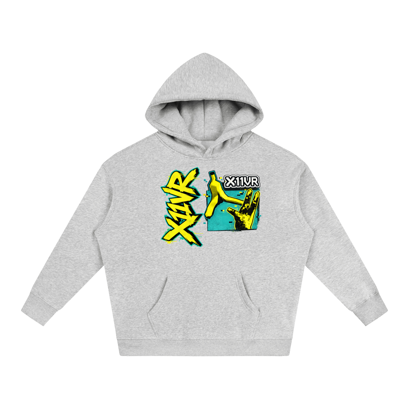 X11VR, Oversize Fleeced Hoodie