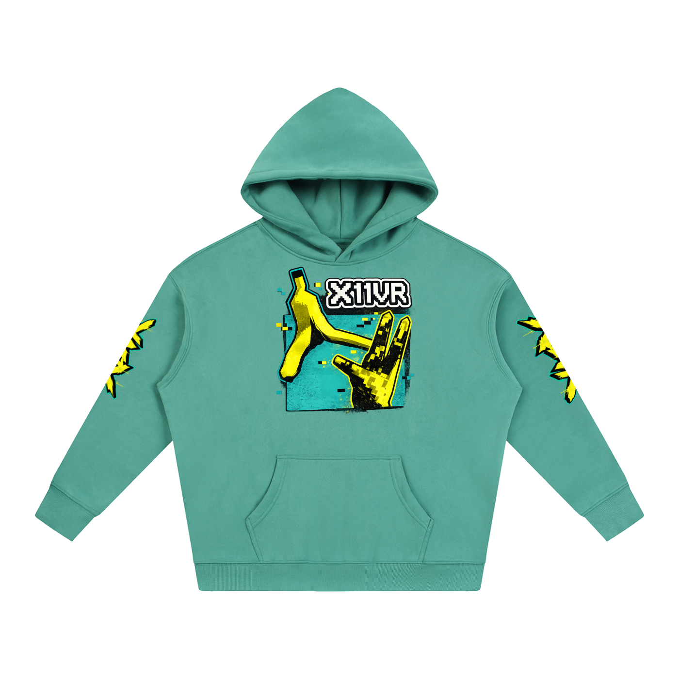 X11VR, Decorated -Fleeced Hoodie