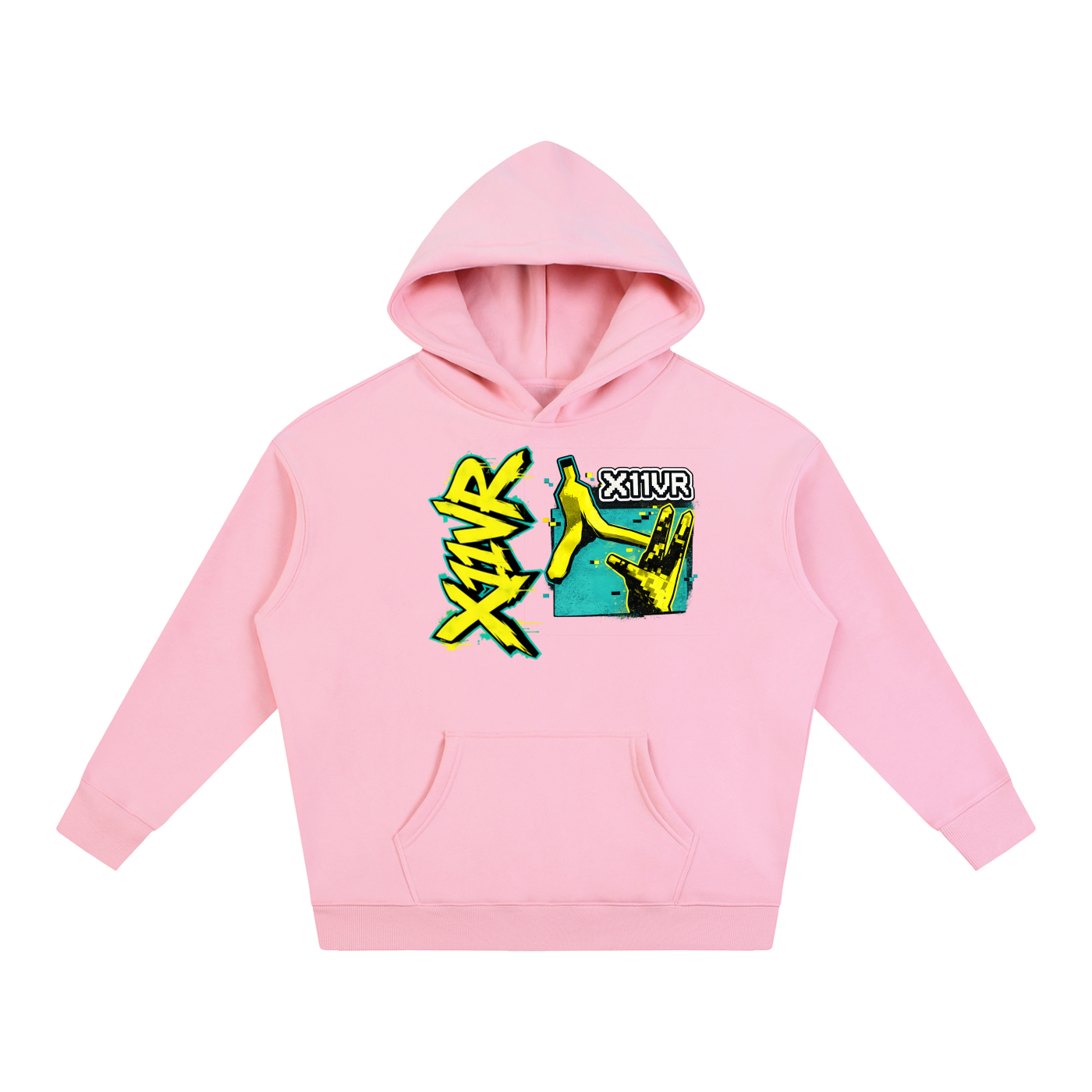 X11VR, Oversize Fleeced Hoodie
