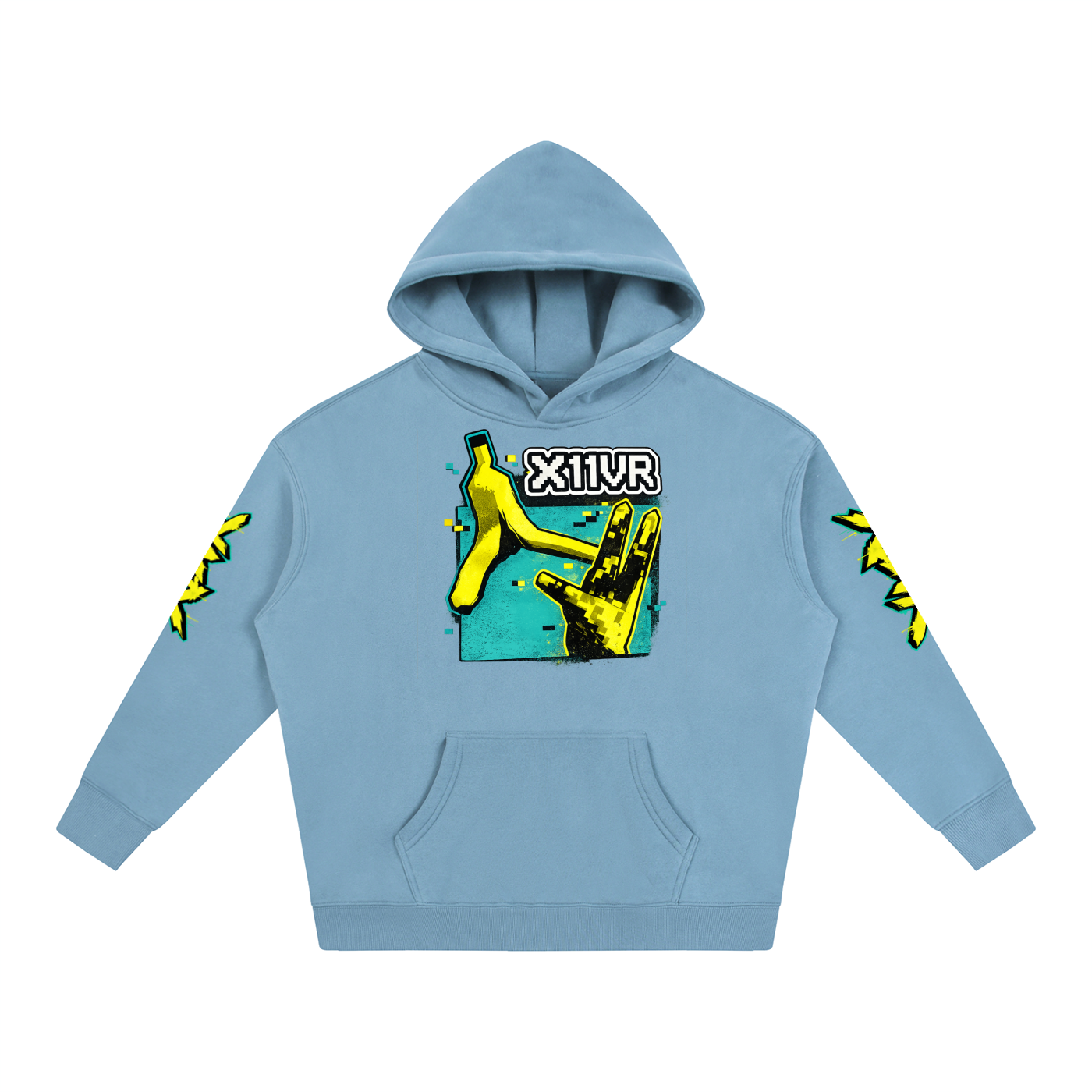 X11VR, Decorated -Fleeced Hoodie