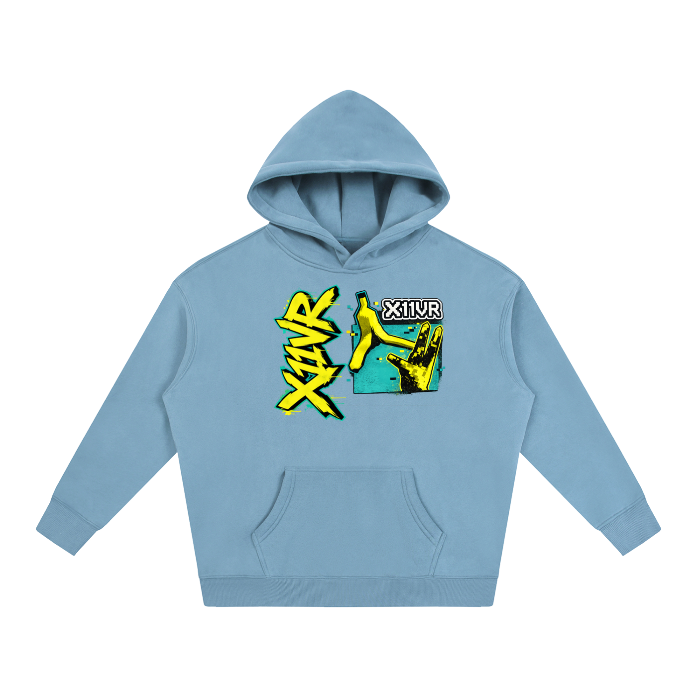 X11VR, Oversize Fleeced Hoodie