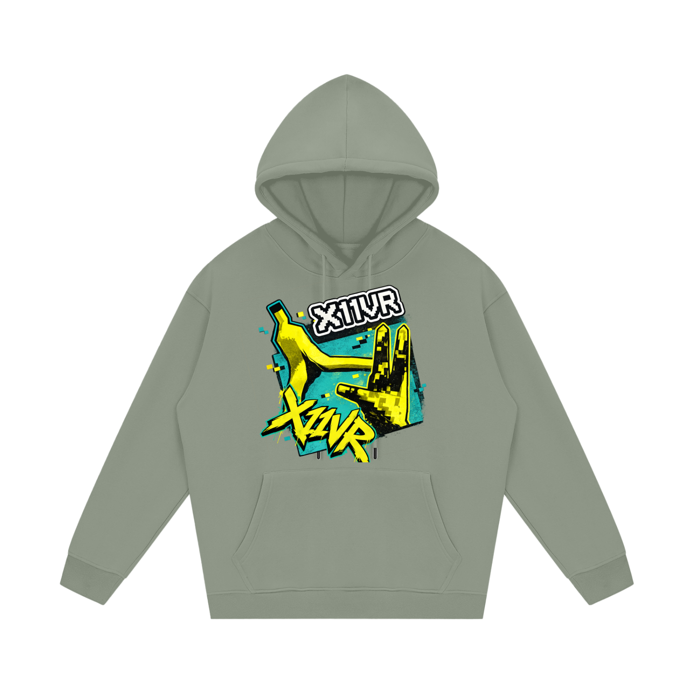 X11VR, Unisex Fleece Hoodie