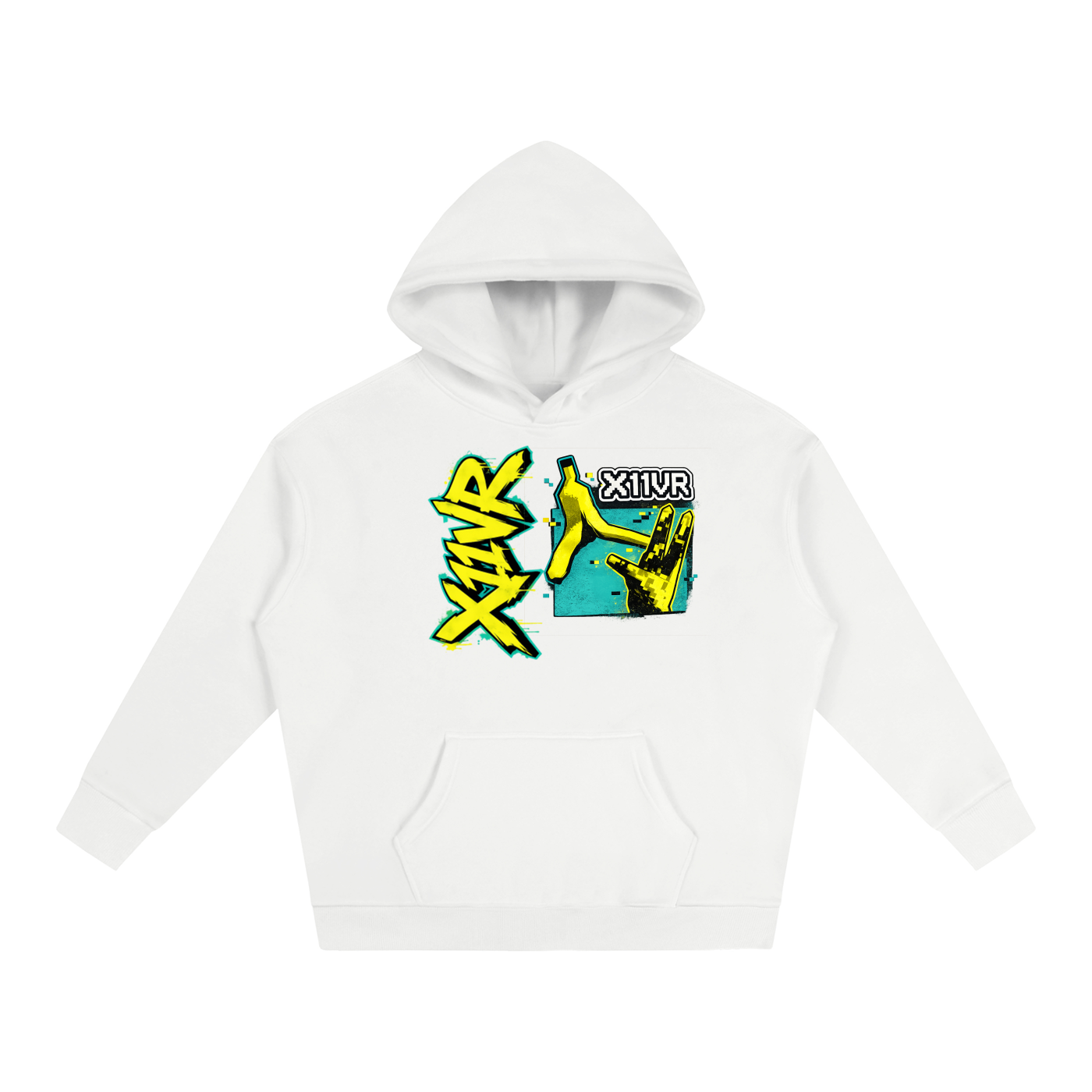 X11VR, Oversize Fleeced Hoodie
