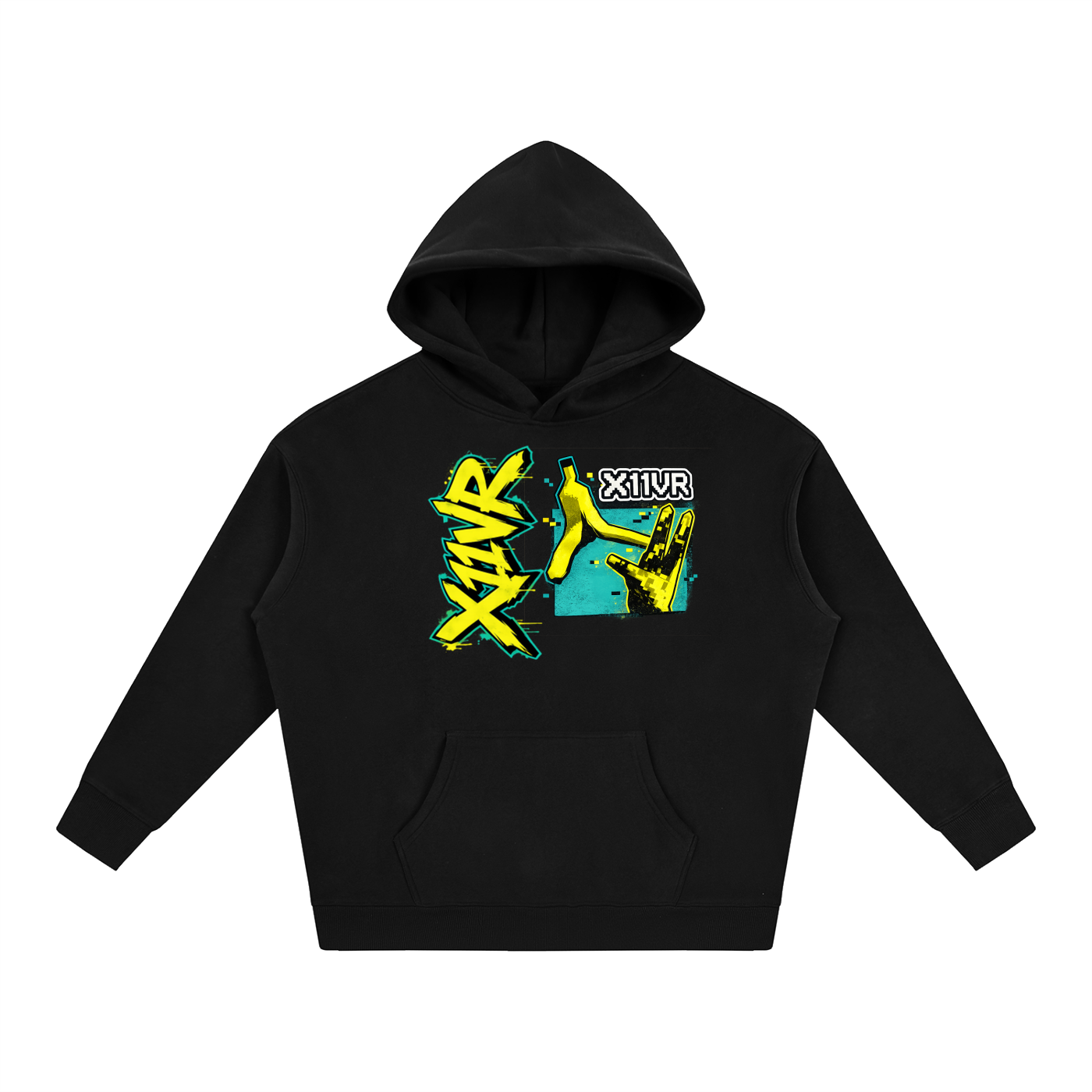 X11VR, Oversize Fleeced Hoodie